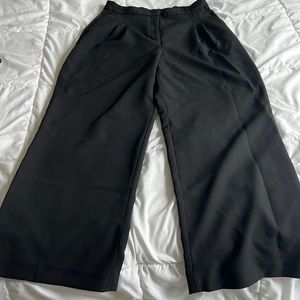 Express Super High Rise Black Trousers Short Length